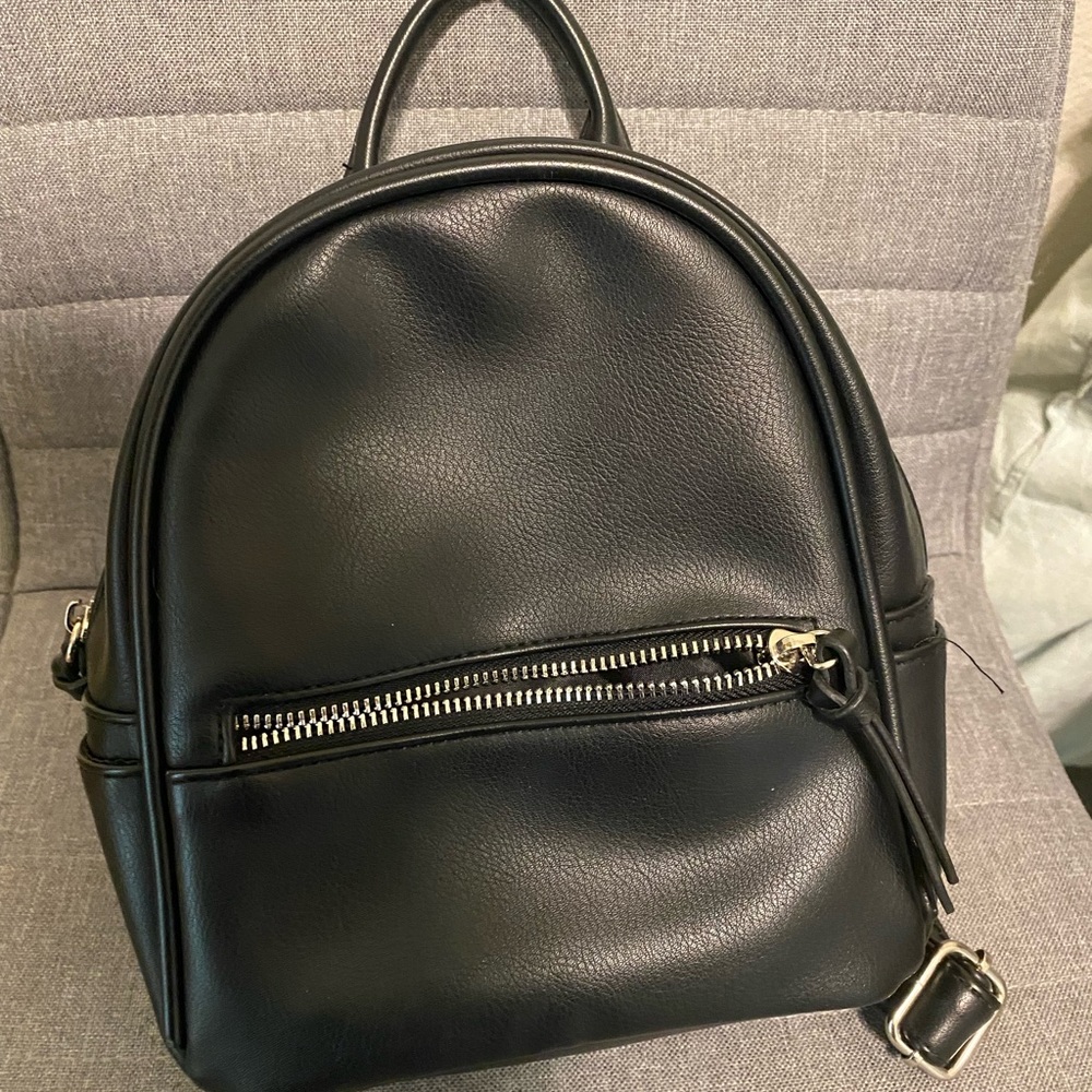 Black Mini Backpack